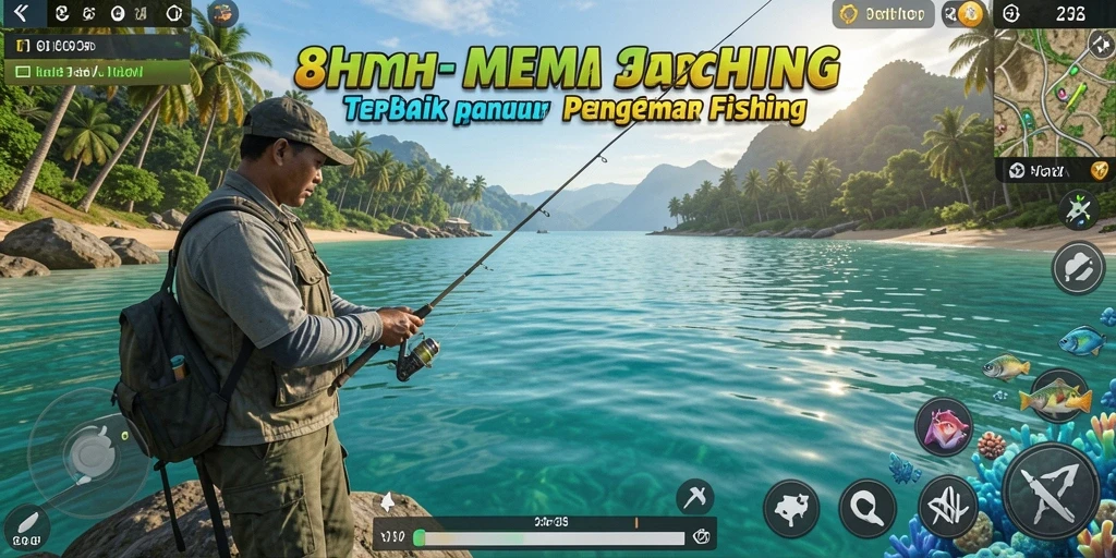Tangkapan ikan yang menakjubkan dalam gameplay 8HHH.