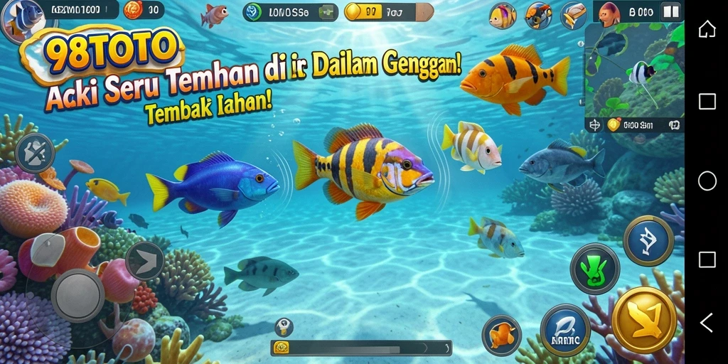 Gameplay Tembak Ikan yang seru dan menantang di 98TOTO.