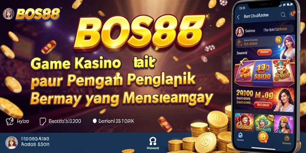 Tampilan menarik dari gameplay Kasino di BOS88.