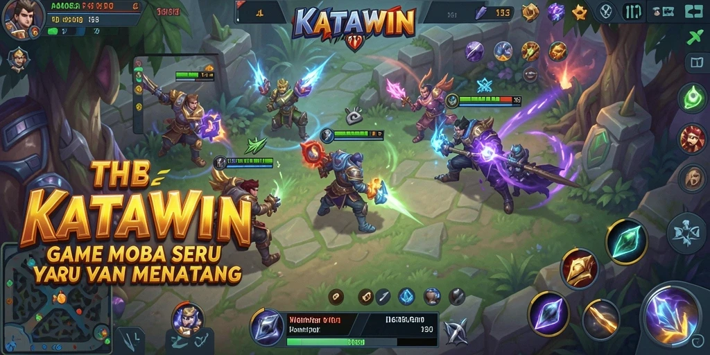 Tampilan gameplay <strong>KATAWIN</strong> yang penuh aksi dan seru.
