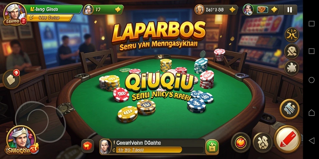 Tampilan gameplay QiuQiu yang menarik dan penuh tantangan.