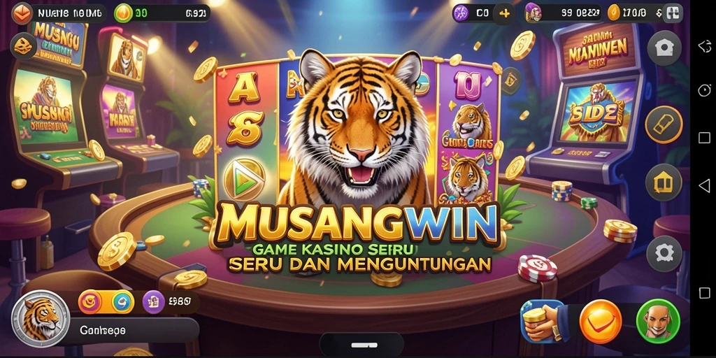 Screenshot MUSANGWIN menampilkan gameplay Kasino yang menarik.
