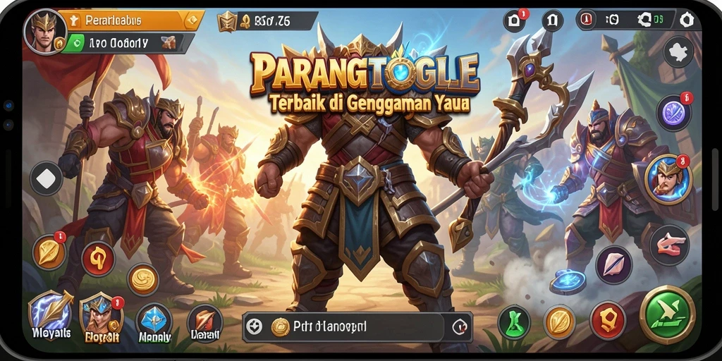 Gameplay seru dalam PARTAITOGEL di arena Battle Royale.