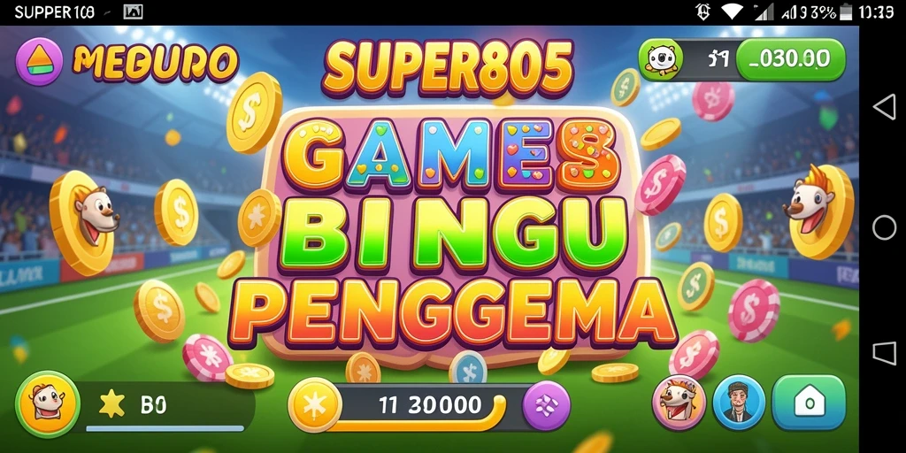 Screenshot menunjukkan gameplay seru dan interaksi sosial di SUPER805.