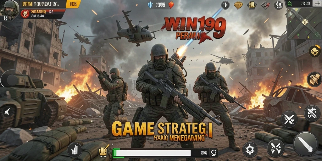 Tampilan gameplay WIN199 yang mendebarkan dan strategis.