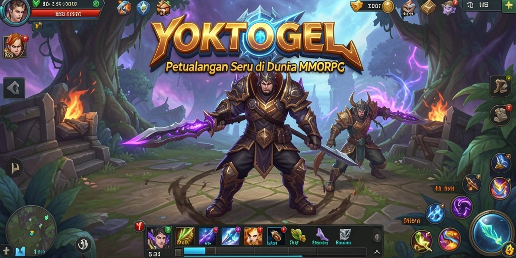 Screenshot menampilkan momen epik dalam gameplay MMORPG.